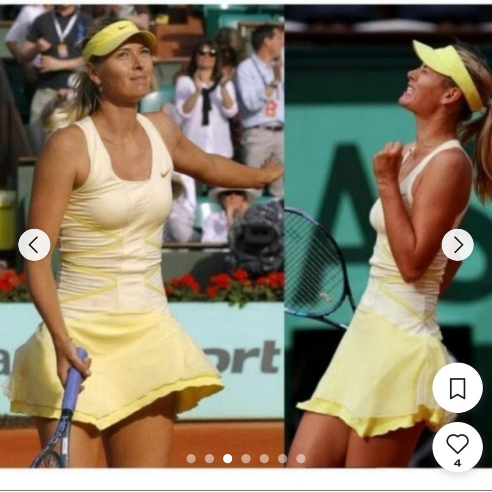 Maria Sharapova tennis dress Nike
